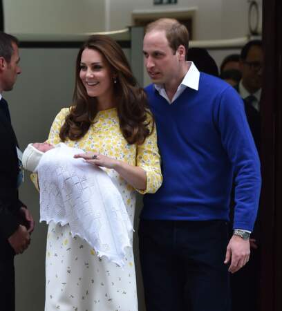Le 2 mai 2015, Kate Middleton donne naissance à la princesse Charlotte de Cambridge.