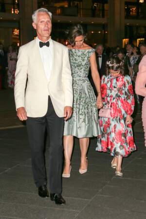 Katie Holmes et sa fille Suri Cruise, toutes les deux en robe à fleurs, lors d'American Ballet Theater Spring Gala au Lincoln Center à New York, le 21 mai 2018.