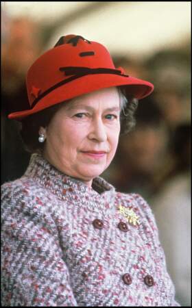 La reine Elizabeth II à Badminton en 1985