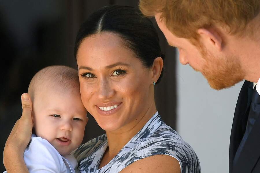 Le petit Archie, fils du Prince Harry et de Meghan Markle, à Cape Town en Afrique du Sud le 25 septembre 2019.