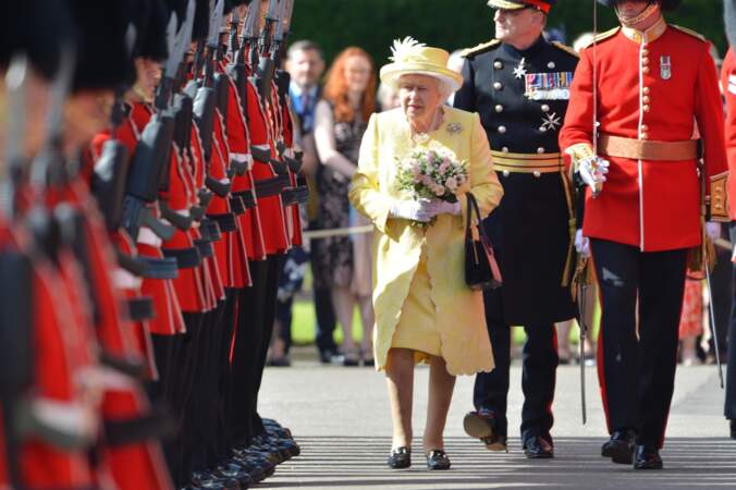 La reine Elisabeth II à Edimbourg, le 28 juin 2019