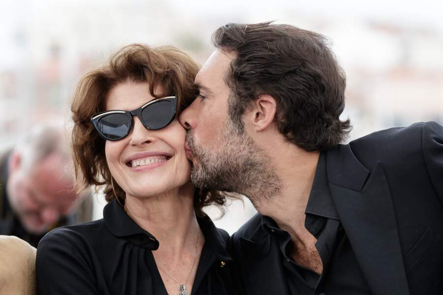Fanny Ardant et son ami Nicolas Bedos en 2019