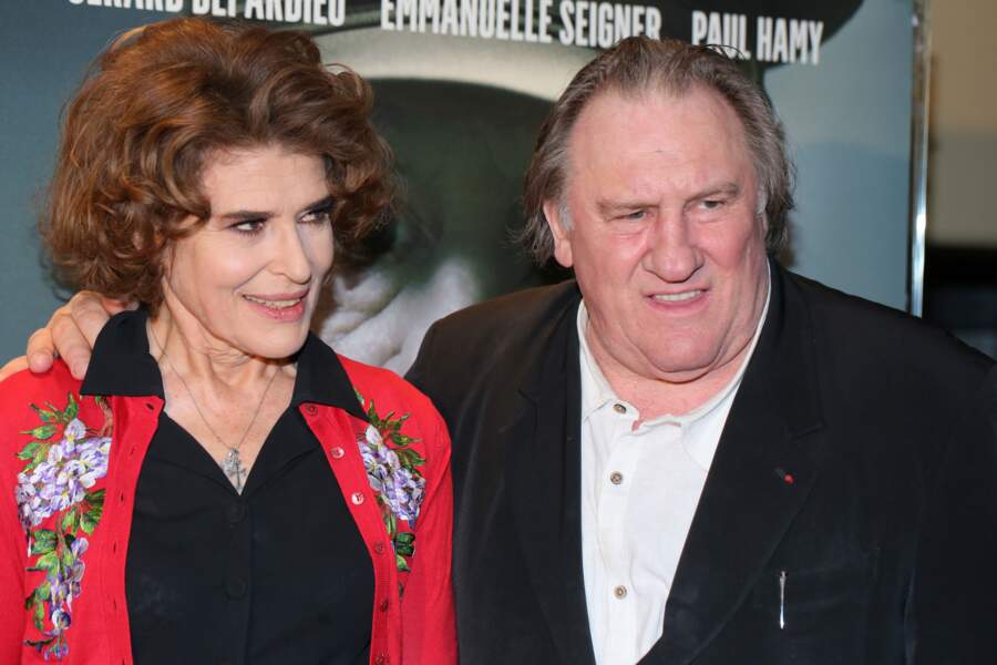 Fanny Ardant et Gérard Depardieu en 2017