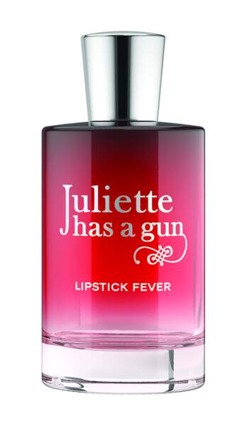 Lipstick Fever, Juliette has a gun (Eau de Parfum, 100 ml, sephora.fr). 