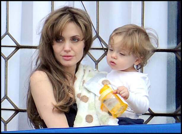 Angelina Jolie au naturel avec sa fille Vivienne Marcheline.