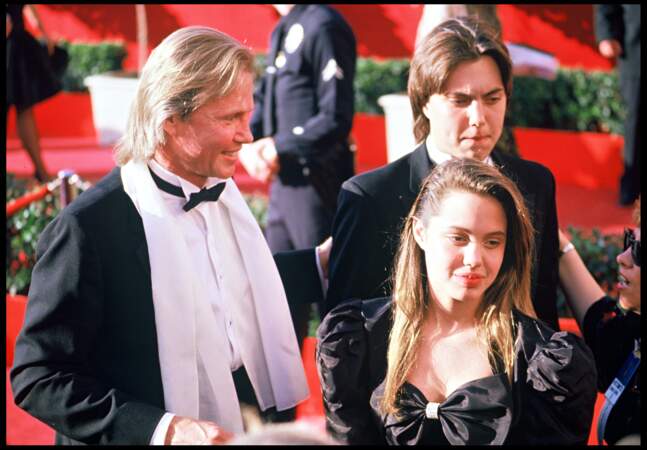 Angelina Jolie en 1988.
