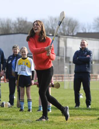 Kate Middleton sportive le 5 mars 2020 à Galway.