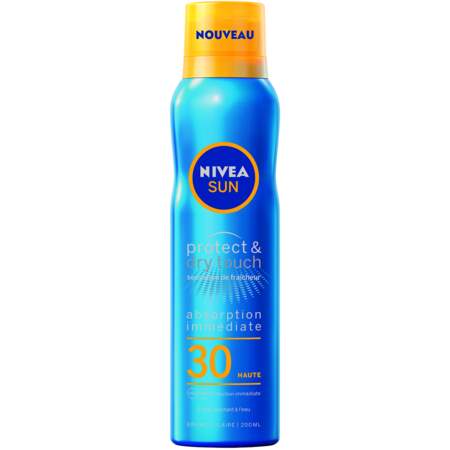 Brume Protect & Dry Touch FPS 30, Nivea Sun, 12,75 €