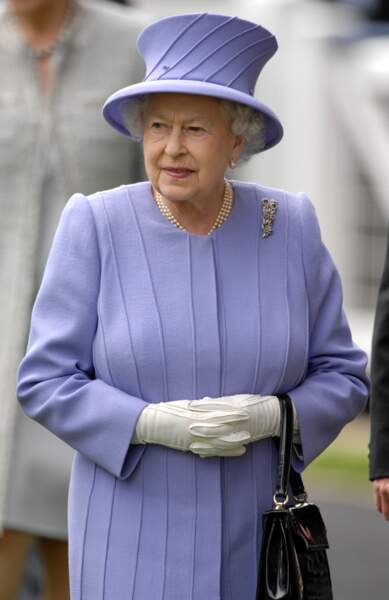 La reine d'Angleterre, le 22 juin 2012 à Ascot.