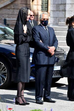 Lionel Noghès, un proche de la famille de Monaco, était présent aux funérailles de la baronne, ce 17 juin.