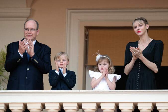 Gabriella et Jacques étaient présents avec leurs parents, Albert II de Monaco et la princesse Charlene, ce 23 juin 2020 pour la fête de la Saint-Jean, à Monaco. 