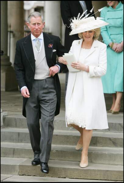 Le prince Charles et Camilla Parker Bowles se sont mariés le 9 avril 2005, à l'âge de 56 ans et 57 ans