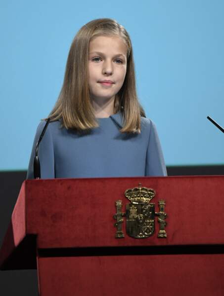 En octobre dernier, pour son treizième anniversaire, la princesse Leonor prononçait son premier discours officiel