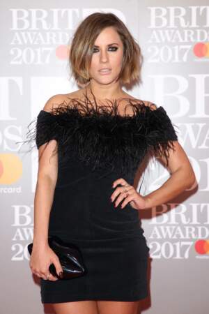 Caroline Flack aux Brit Awards à Londres