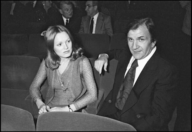 Pierre Mondy et sa troisième épouse Annie Fournier (1974)