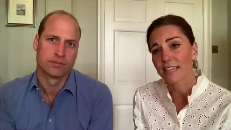 Kate Middleton et William, bronzés lors d'un appel visio le 6 juin