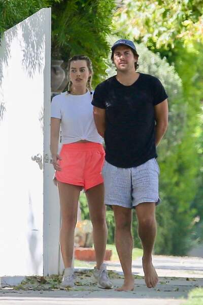 Les petites tresses de Margot Robbie en vacances avec son mari