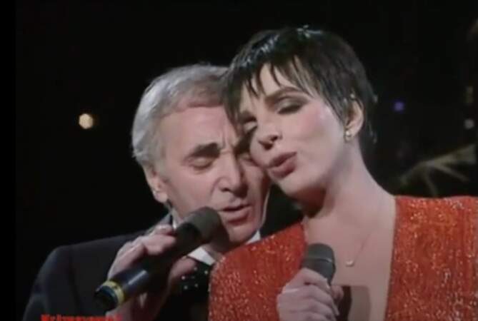 Charles Aznavour et Liza Minnelli