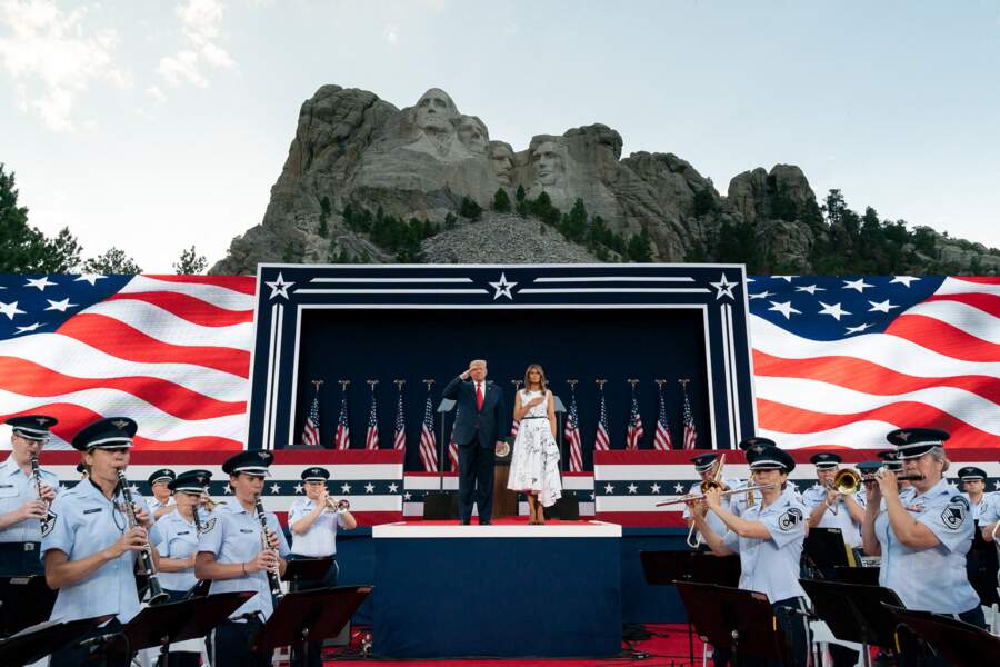 Donald et Melania Trump ont célébré le 4 juillet