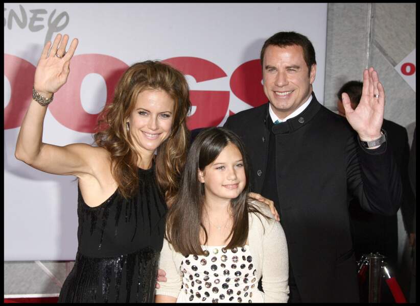 John Travolta, Kelly Preston et Ella