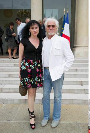 En 2013, Hugues Aufray s'est même affiché au bras de Muriel à l'Élysée