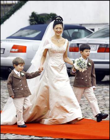 Les princes Nikolaï et Felix au mariage de leur mère
