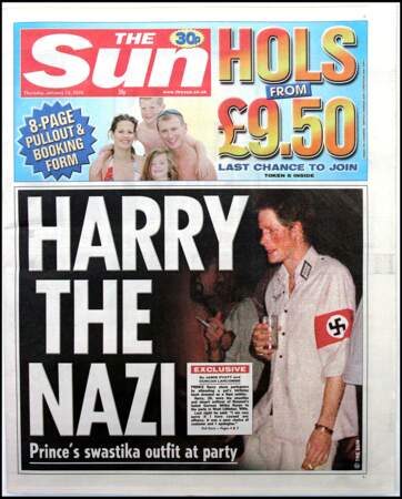 L'uniforme nazi du prince Harry