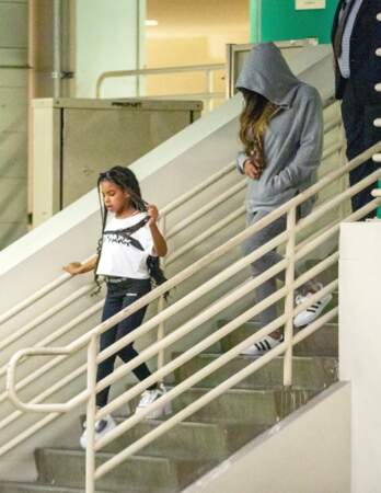 Beyoncé photographiée lors d'une séance de shopping avec sa fille Blue Ivy, à Beverly Hills, en octobre 2019