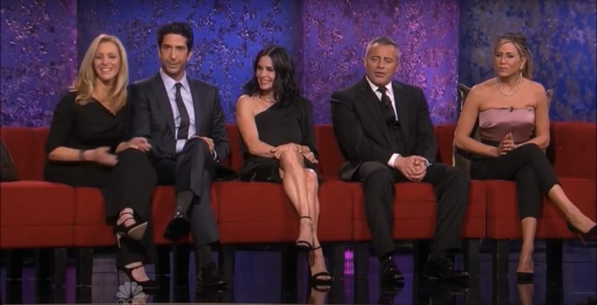 Le cast de Friends lors d'une réunion en 2016