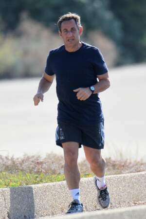 Quand il n'était pas en train de faire du vélo, Nicolas Sarkozy aimait aussi beaucoup courir pour se détendre