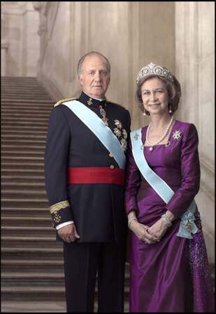 Le roi Juan Carlos Ier et sa femme, la reine Sofia.