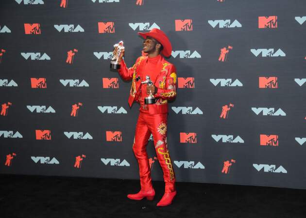 Lil Nas X à la remise de prix de la cérémonie des MTV Video Music Awards (MTV VMA's) à Newark dans le New Jersey