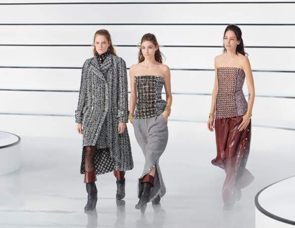 Le tweed vu par Chanel collections hiver 2020-2021