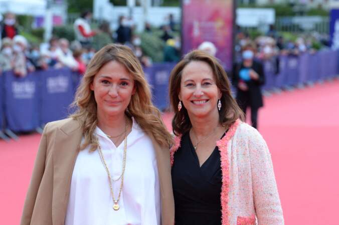 Ségolène Royal et Daniela Lumbroso sur le redcarpet  de la cérémonie d'ouverture du 46ème Festival du Cinéma Américain de Deauville, le 4 septembre 2020.