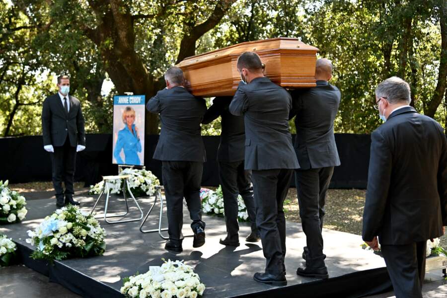 Le convoi funéraire d'Annie Cordy le 12 septembre 2020