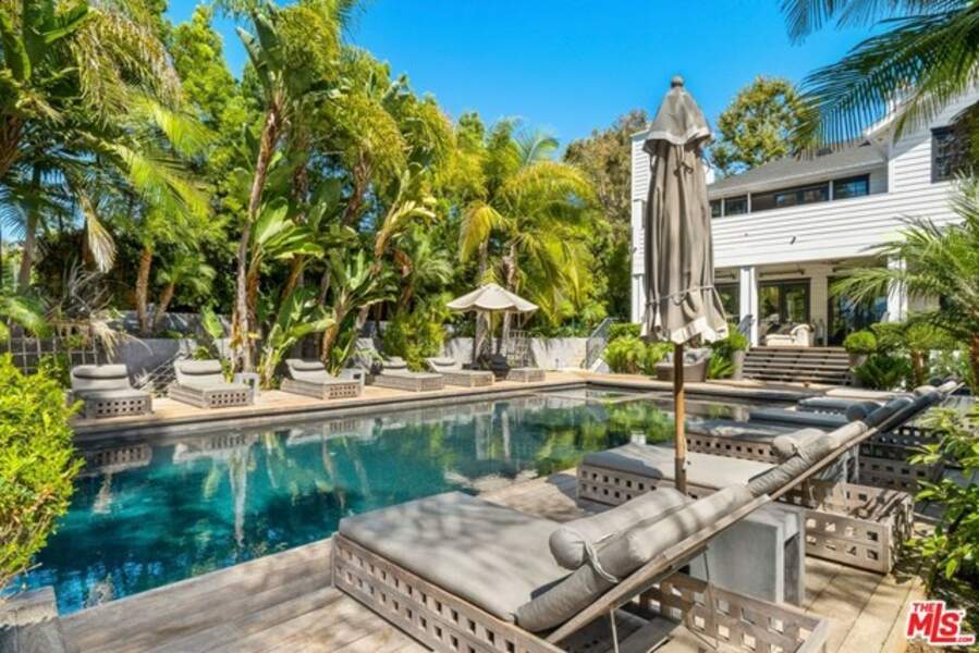 Le couple appréciait tout particulièrement sa piscine construite près de la vallée de Los Angeles