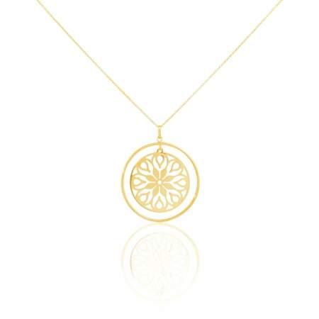 Collier Or Jaune Rosace, 179€, Histoire d'or