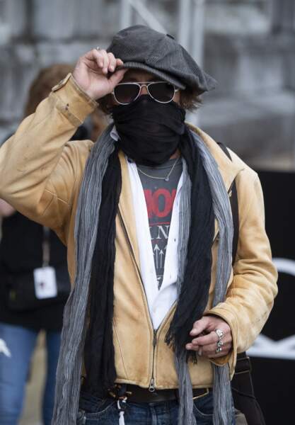 Johnny Depp dans les rues