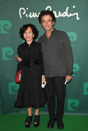 Jack Lang et sa femme Monique, à la soirée en l'honneur de Pierre Cardin à l'occasion des 70 ans de sa maison de couture, ce 21 septembre 2020, au théâtre du Châtelet. 