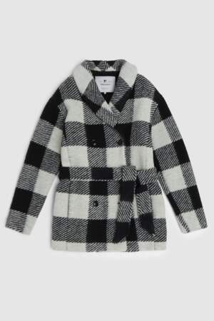 Manteau ceinturé en laine, 450€, Woolrich