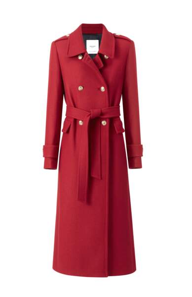 Manteau rouge, 149,99€, Mango