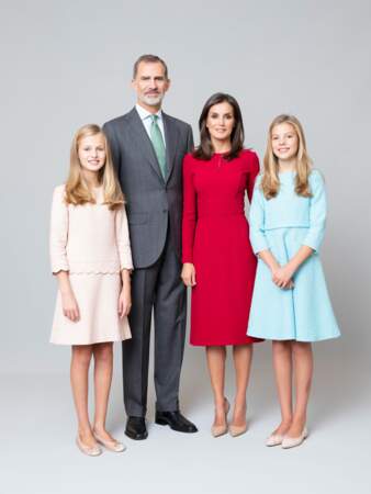 Photos officielles des membres de la famille royale d'Espagne dévoilées au mois de février 2020