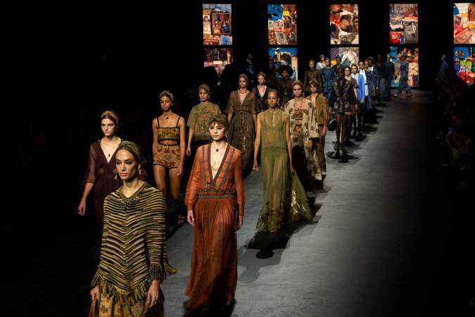 Le défilé Dior prêt-à porter du printemps/été 2021  