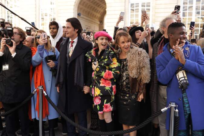 Lily Collins dans la série Emily in Paris sur Netflix