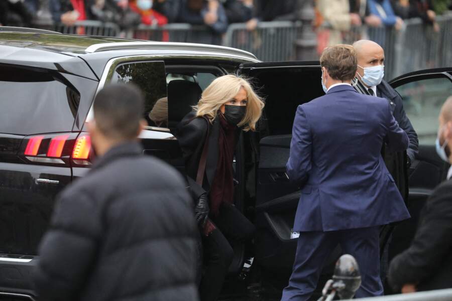 Brigitte Macron s'est également rendue à l'église Saint-Germain-des-Prés pour les obsèques de Juliette Gréco