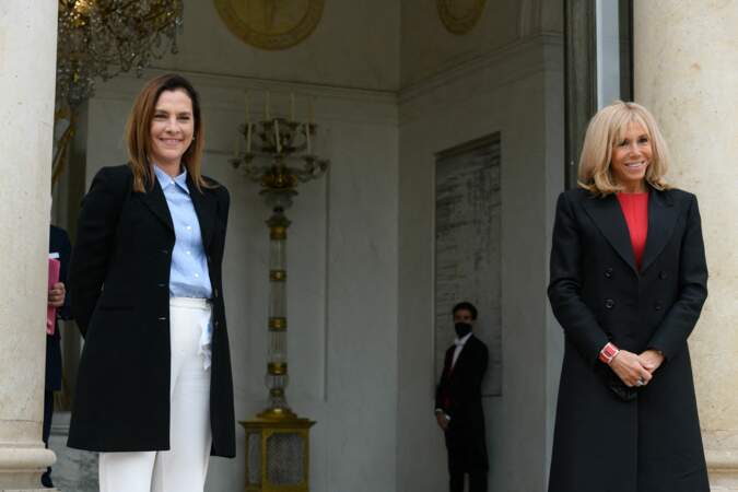 Ce 8 octobre, Brigitte Macron a reçu la visite de la première dame mexicaine, Beatriz Gutiérrez Müller, à l'Elysée. 