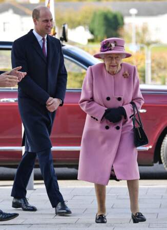 La reine Elizabeth II a choisi de faire cette visite au côté de son petit-fils, le prince William