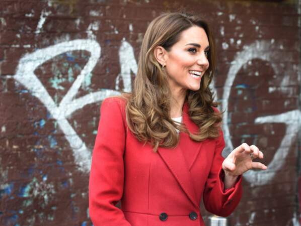 Kate Middleton radieuse dans les rues de Londres