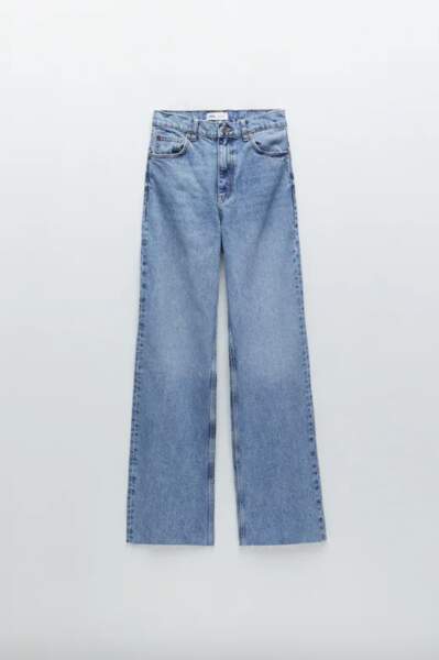 Jean taille haute, 39,95€, Zara