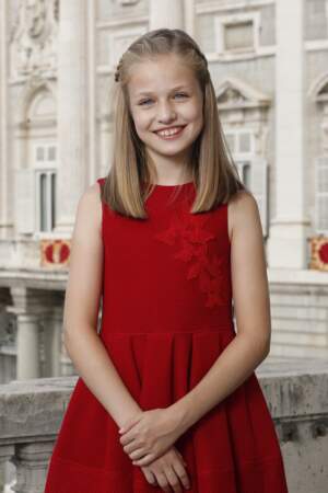Portrait officiel de la princesse Leonor d'Espagne à l'occasion de son 12ème anniversaire, le 31 octobre 2017